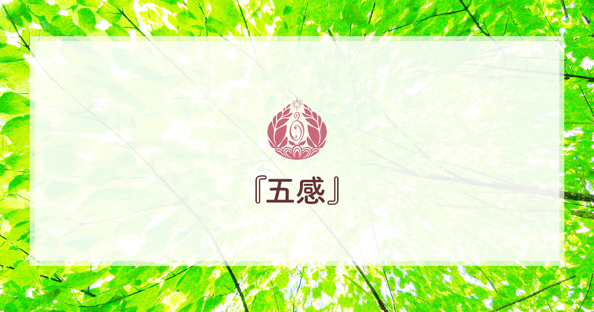 『五感』